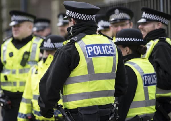 The level of policing in Edinburgh is 40 per cent lower than Glasgow. Picture: John Devlin