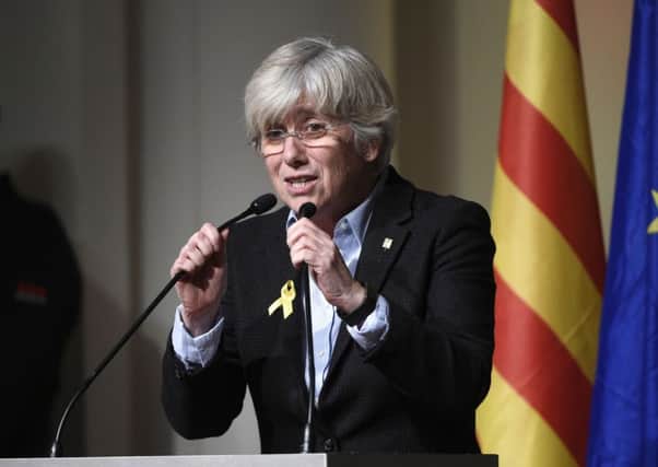 Former Councillor of Education of the Generalitat of Catalonia Clara Ponsati. Picture: AFP/Getty Images)