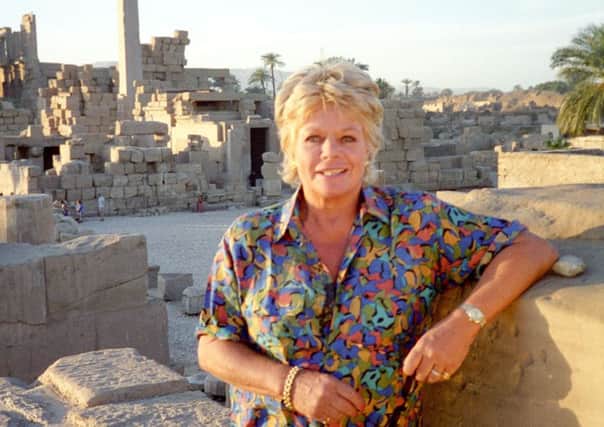 Judith Chalmers visits Karnak during an episode of Wish You Were Here. Picture: ITV/REX/Shutterstock