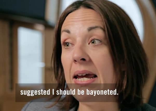 Kezia Dugdale spoke out in a video interview with Amnesty International