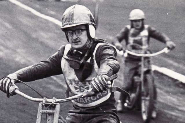 Edinburgh Monarchs Speedway captain Bert Harkins
