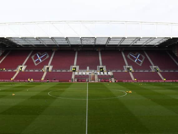 Tynecastle's new 15m main stand