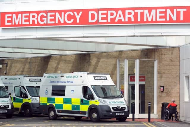 The latest figures show that the Royal Infirmary of Edinburgh saw just 64 per cent of patients within four hours. Picture: Jane Barlow.