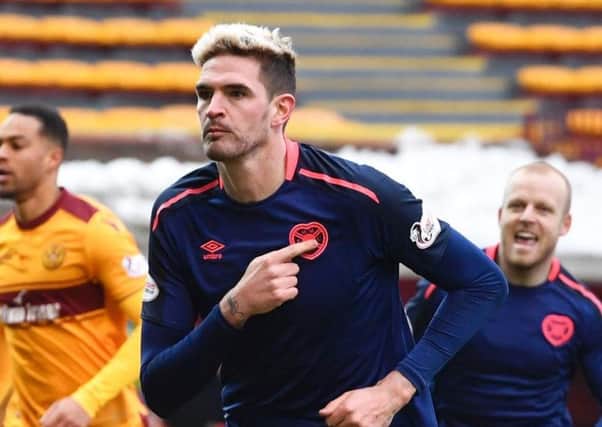 Kyle Lafferty has scored 17 goals for Hearts this season