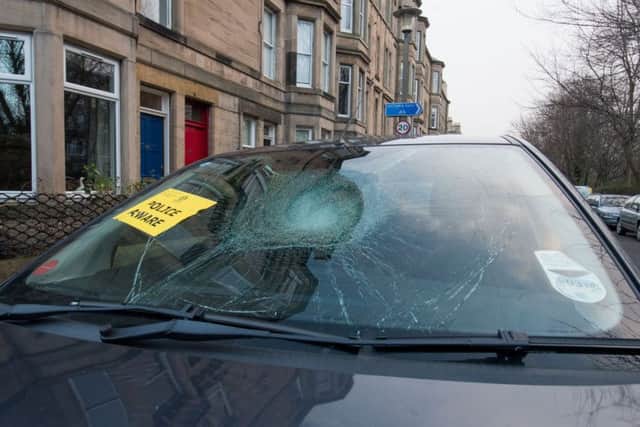 Edinburgh has been named as a car vandalism hotspot.