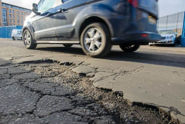 Potholes in Edinburgh are a big concern for many.