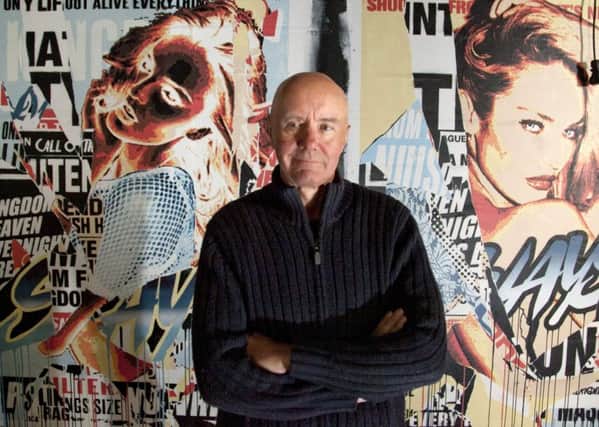 Irvine Welsh is back on home territory for his book launch. Pic: Alistair Linford