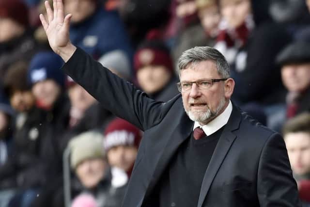 Craig Levein is focused on matter on the pitch with Hearts. Pic: SNS