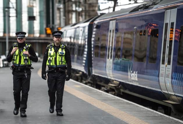 Two people have needed treatment in hospital after being hurt in an attack involving a family on an Edinburgh train. Picture: John Devlin