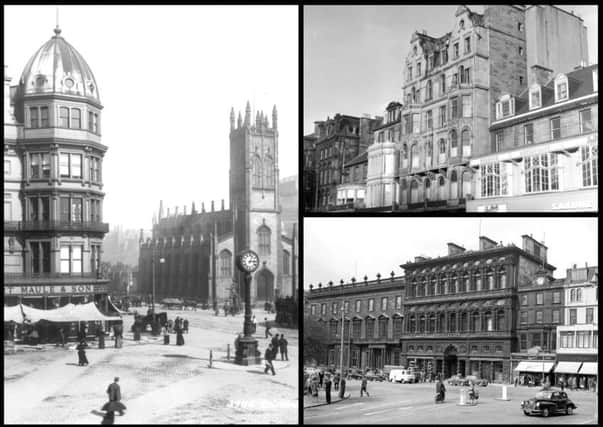 Princes Street has changed massively over the last 100 years.