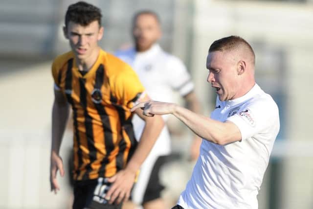 Ashley Grimes netted in his comeback against Berwick Rangers on Saturday. Pic: TSPL