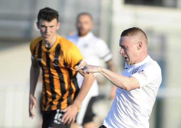 Ashley Grimes netted in his comeback against Berwick Rangers on Saturday. Pic: TSPL