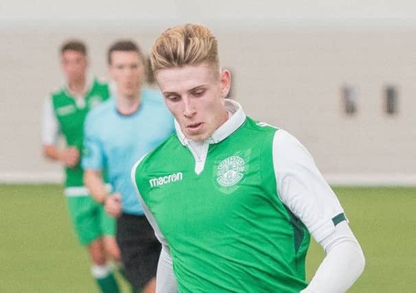 Hibs striker Oli Shaw will be aiming to score against Hearts