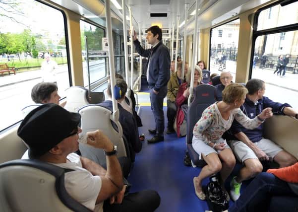 Trams are carrying six million passengers a year in Edinburgh and an extension would see that figure soar. Picture: Ian Rutherford