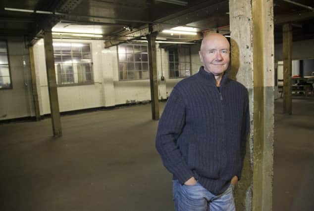 Irvine Welsh pictured before an event at Leith's Biscuit Factory to introduce his new novel Dead Men's Trousers