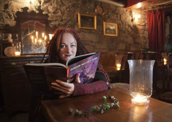 Lydia Gschosmann, games master of dungeons and dragons for mercat tours