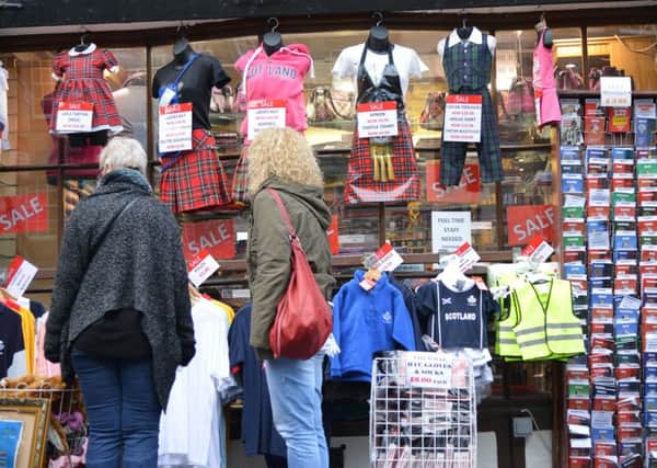 Shops have to appeal to visitors, because locals are all busy ordering online. Picture: Jon Savage