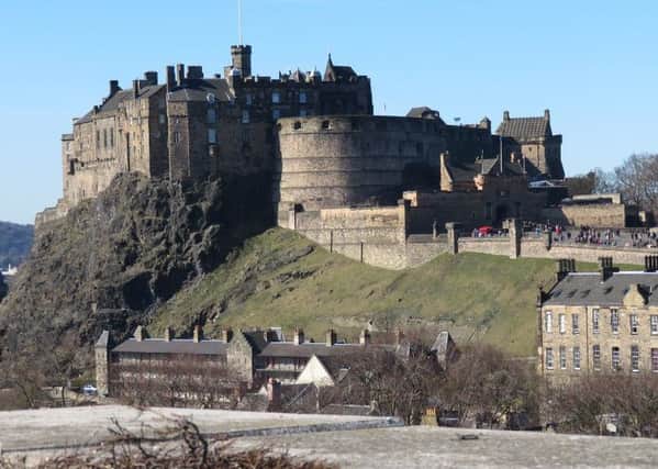 Edinburgh Castle from the National Museum