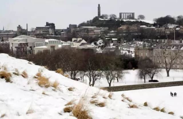 Edinburgh and the Lothians could see snow on Easter Monday. Picture: John Devlin