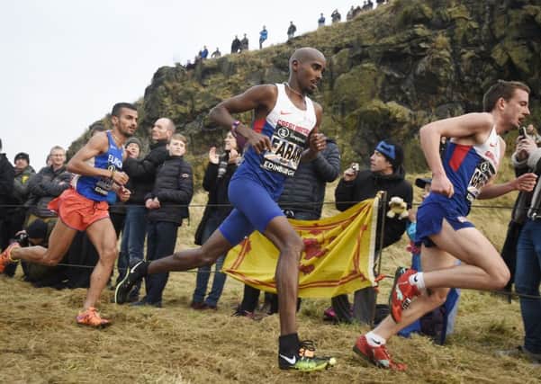 Sir Mo Farah was one of several top athletes to compete at Holyrood Park
