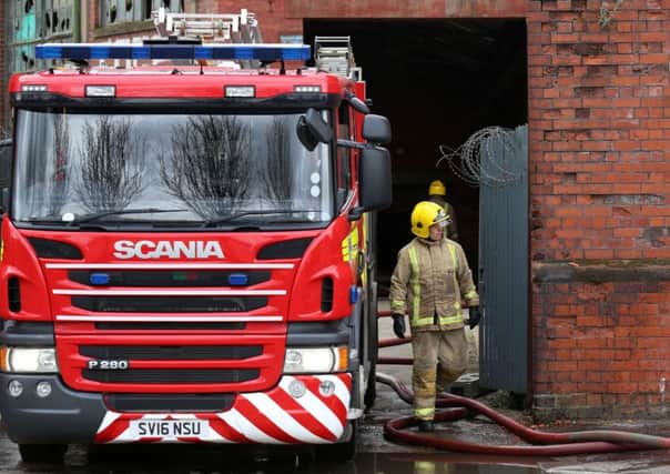 Police are searching for witnesses after a house door was set alight in Boghall, West Lothian. Picture:: David Cheskin/PA Wire