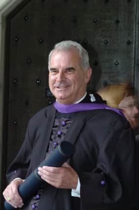 Cardinal Keith O'Brien receives his honorary degree at University of St Andrews, June 2004