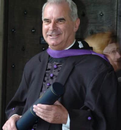 Cardinal Keith O'Brien receives his honorary degree at University of St Andrews, June 2004