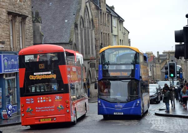 Open-top buses and tourist coaches could be banned from Edinburgh's Old Town