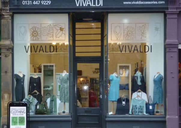 Vivaldi, ladieswear boutique, Bruntsfield.