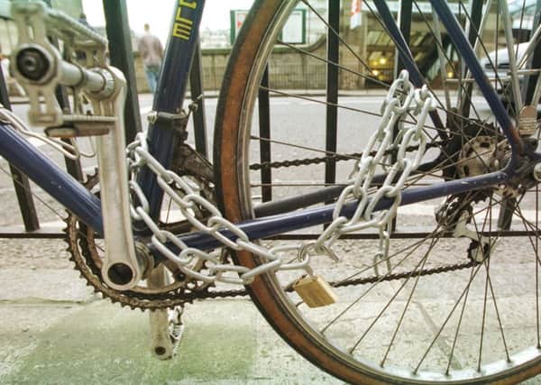The vast majority of bike thefts in Scotland go unsolved.