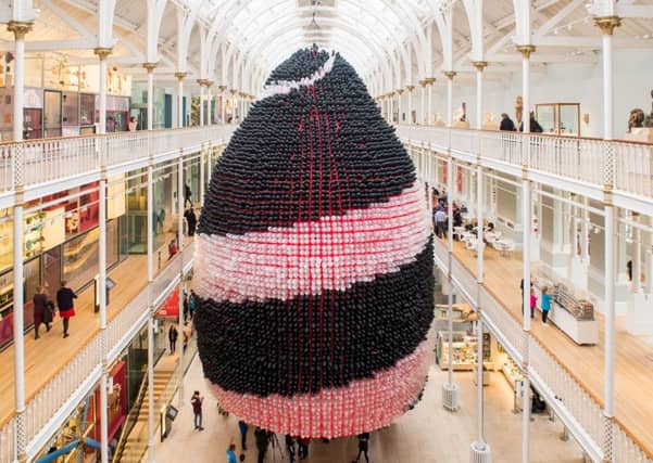 Entitled 'Event Horizon' the sculpture is currently the biggest balloon sculpture in the world.