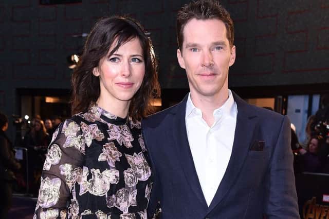 Benedict Cumberbatch and wife Sophie Hunter attend the Avengers: Infinity War UK Fan Event held at Television Studios in White City, London. Picture: Matt Crossick/PA Wire