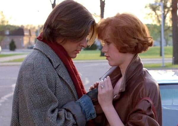 Actress Molly Ringwald (right) has raised concerns about scenes from the 1985 film that contain sexual harrassment. Picture: Universal Pictures