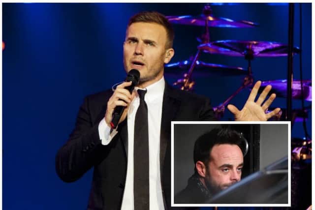 Gary Barlow has voiced his support for troubled TV presenter Ant McPartlin. Picture: PA
