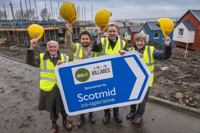 The new Social Bite Village is being built in Granton. Picture: Phil Wilkinson