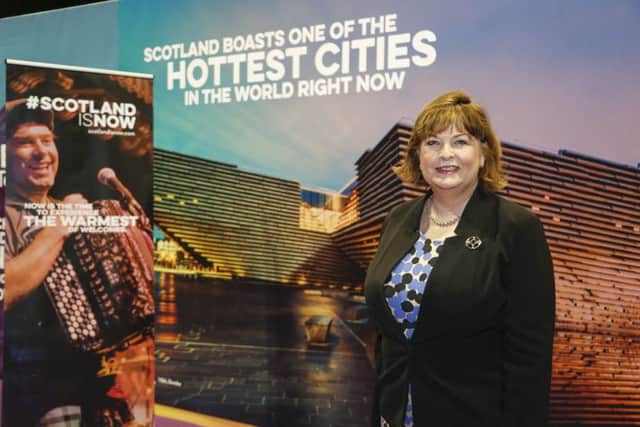 Scottish External Affairs Secretary Fiona Hyslop launches a major new tourism campaign that will put Scotland in the international spotlight and showcase the countrys world-leading assets to a global audience