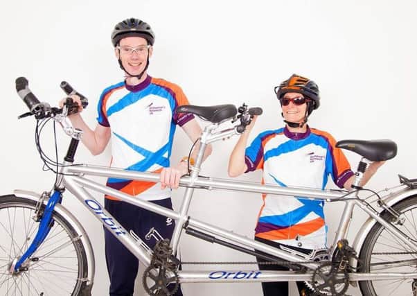 Nik Olliver and Richard Newton are preparing to tandem cycle 2000km from Edinburgh to Budapest