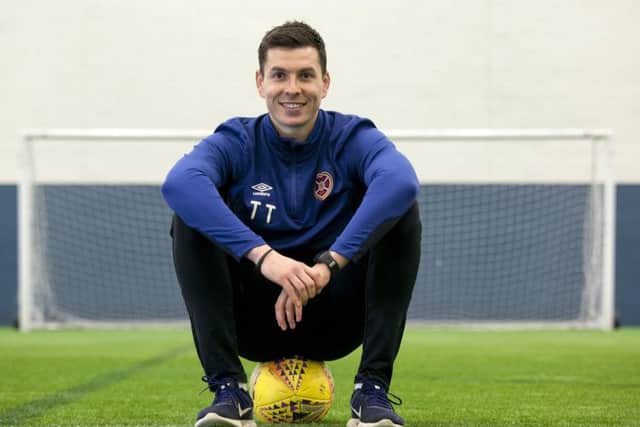 Head of fitness Tom Taylor has prepared a tough pre-season regime to ensure Hearts hit the ground running next season. Pic: Alistair Linford