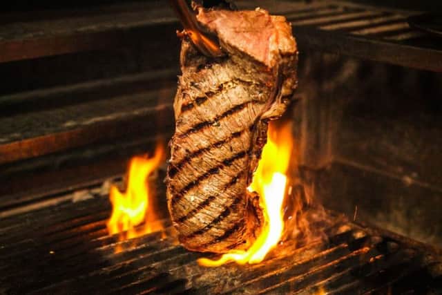Steak at the Chop House was right up hubby's street