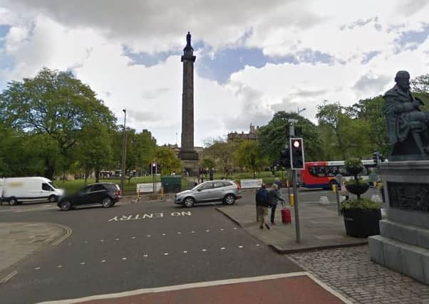 The incident occurred at the junction with George Street and St Andrew Square. Picture: Google Street View