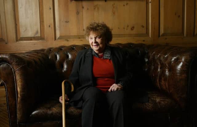 Dame Muriel Sparks, author.  For S2 feature.  1.3.04
pic Graham Jepson