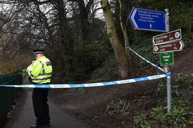 A body of a male was discovered in the Water of Leith. Emergency services attended the scene and recover the body