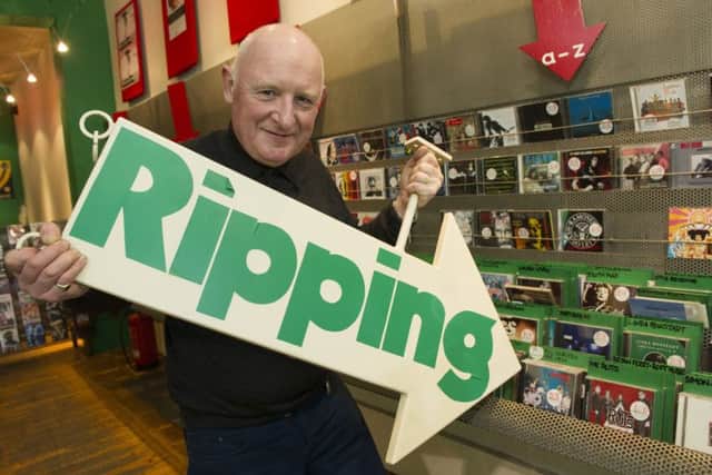 John Richardson - owner of Ripping Records - who retired after 41 years and closed his shop