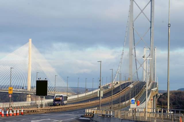 Police say there are no plans to bring in fines on the Forth Road Bridge currently despite over 100 cars wrongly crossing each day