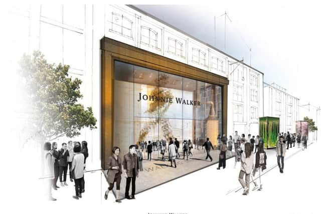An artist's impression of the new Johnnie Walker Experience. Picture: Diageo