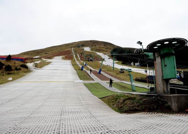 The ski slope at Midlothian Snowsports Centre.