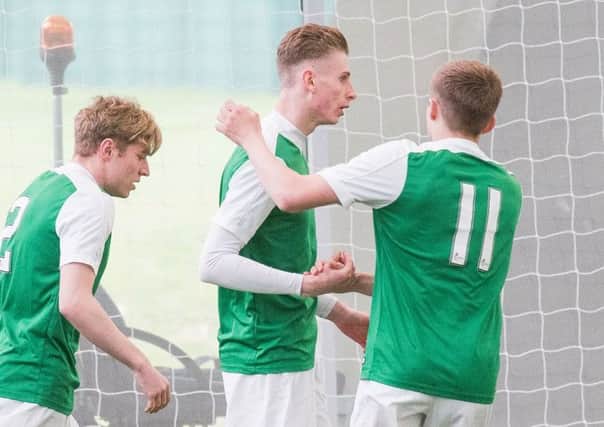 Oli Shaw has been a key player for Hibs Under-20s this season