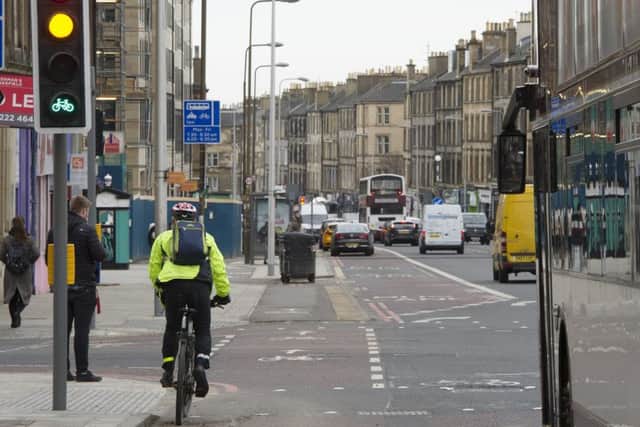 A new system is being introduced to protect cyclists on Leith Walk