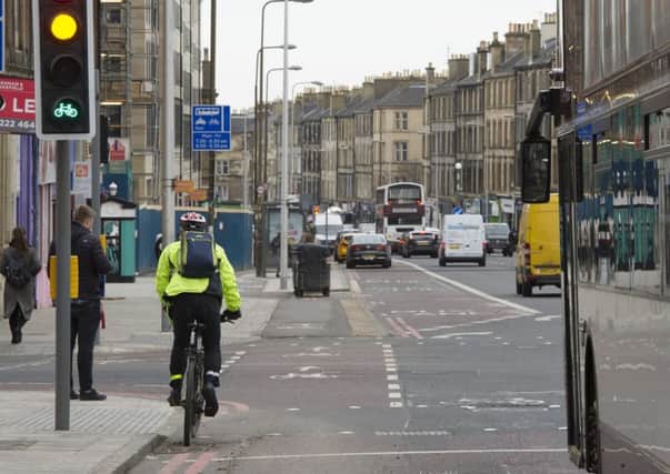 A new system is being introduced to protect cyclists on Leith Walk