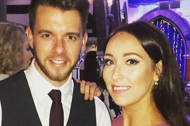 Kirsty Maxwell with her husband Adam Maxwell. Picture: PA